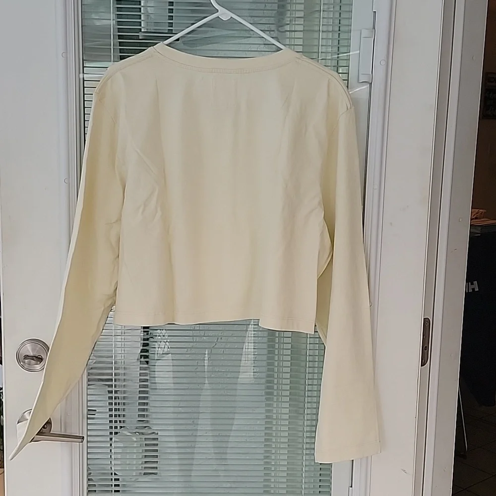 Fordays Crop Long Sleeve Crew - Picture 6 of 10